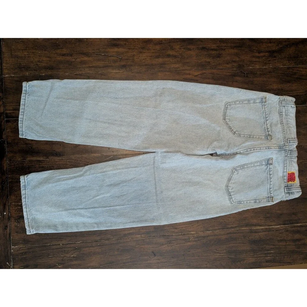 EMPYRE Skater Jeans 25 Light Wash Loose Fit Baggy Denim Y2K Streetwear Mens - Picture 12 of 12